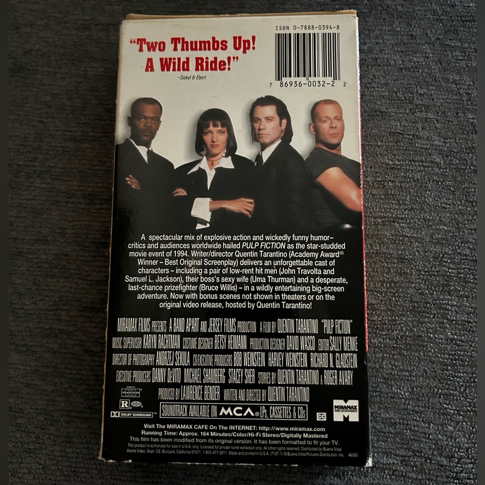 Pulp Fiction VHS - Picture 2 of 5